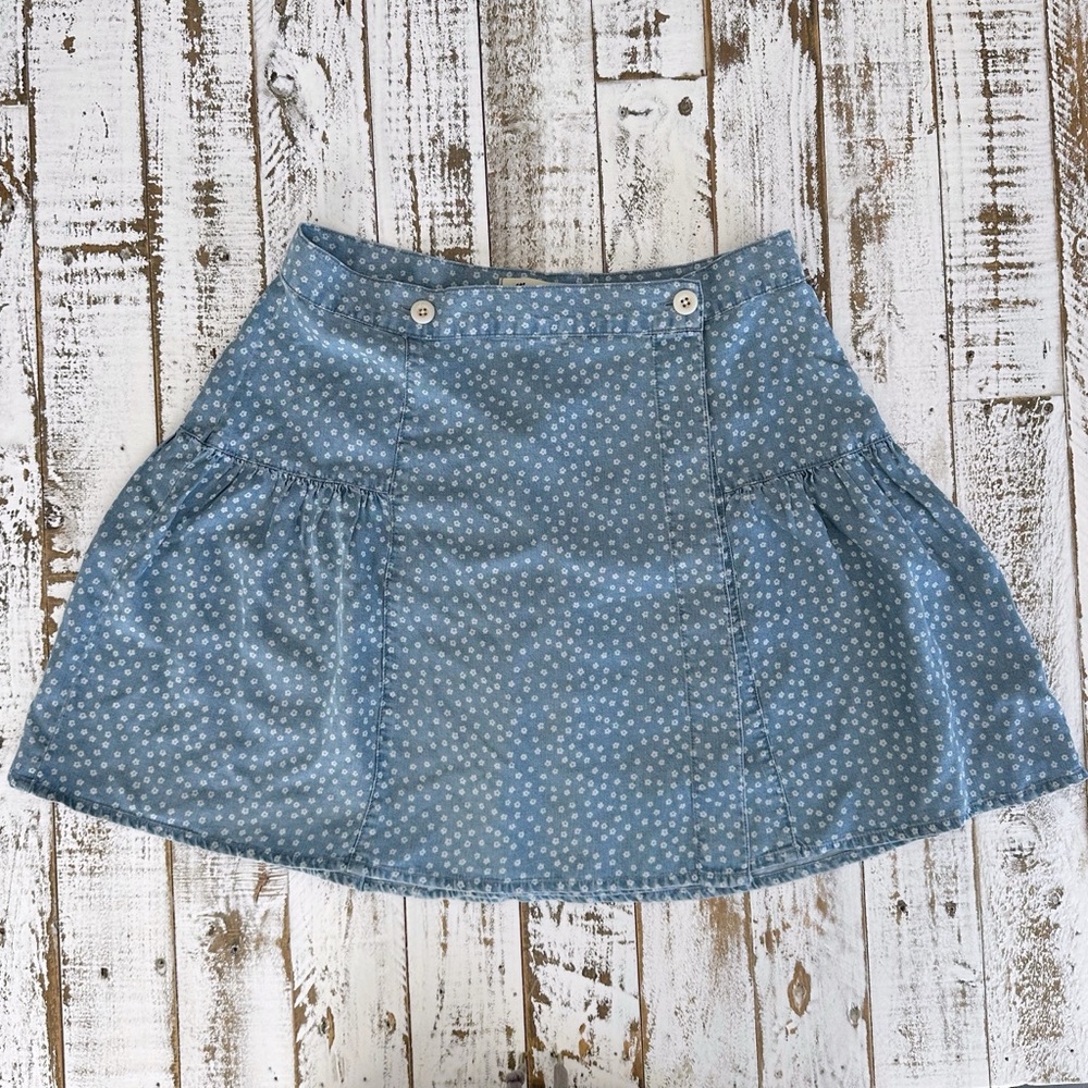 NWT Madewell Blue Ditsy Floral Mini Skirt - Size 10